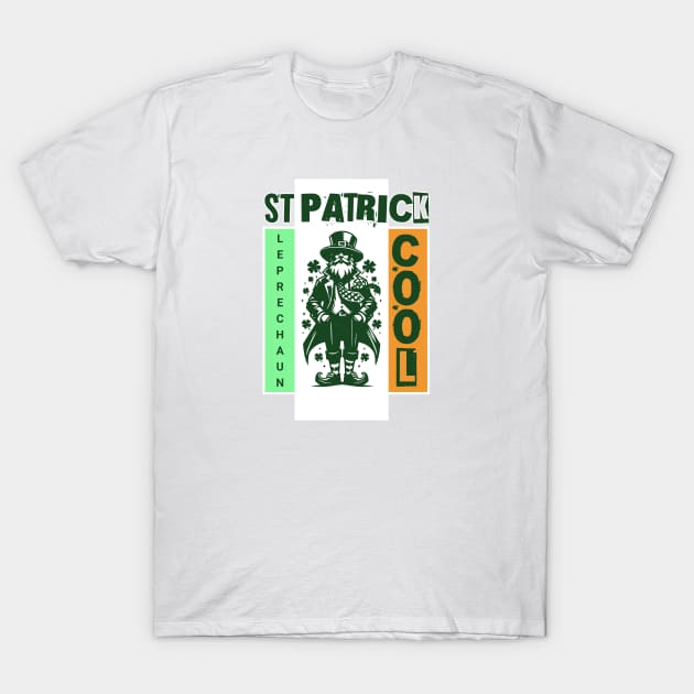 St Patrick leprechaun cool T-Shirt by Graffik-Peeps